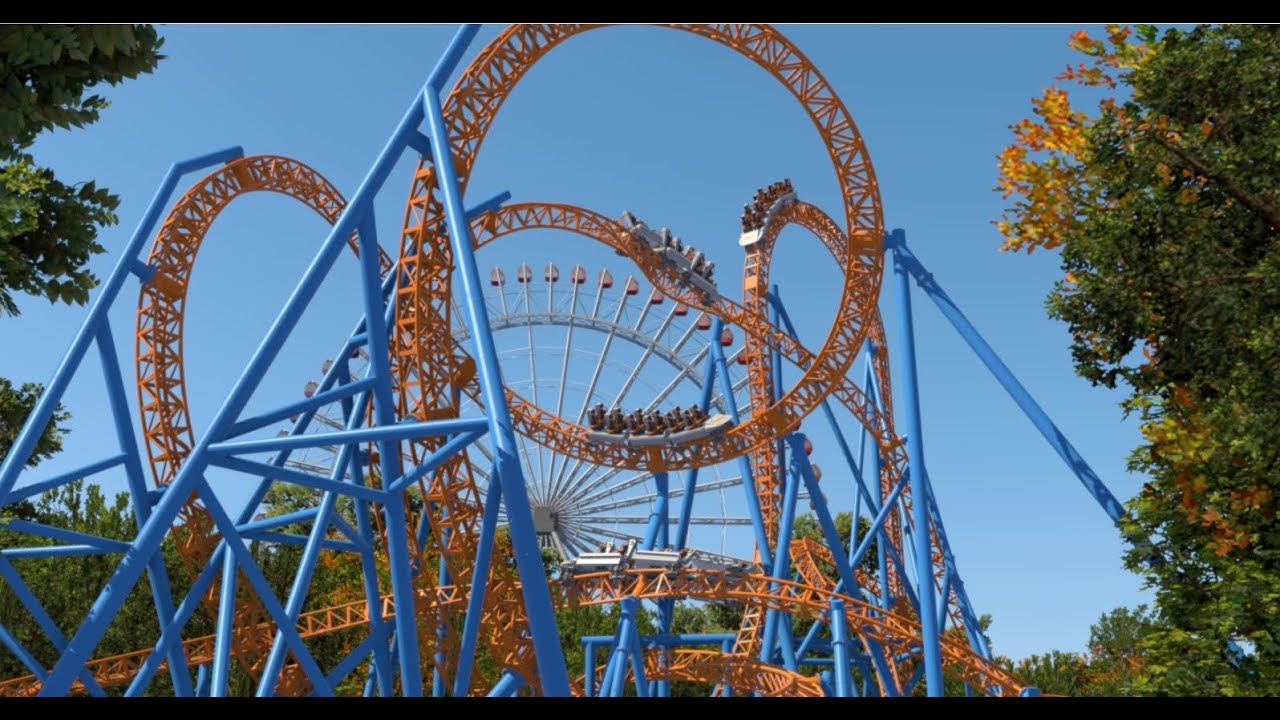 [Nolimits Coaster 2] Celsius - Intamin Vertical Lift Coaster (60fps)
