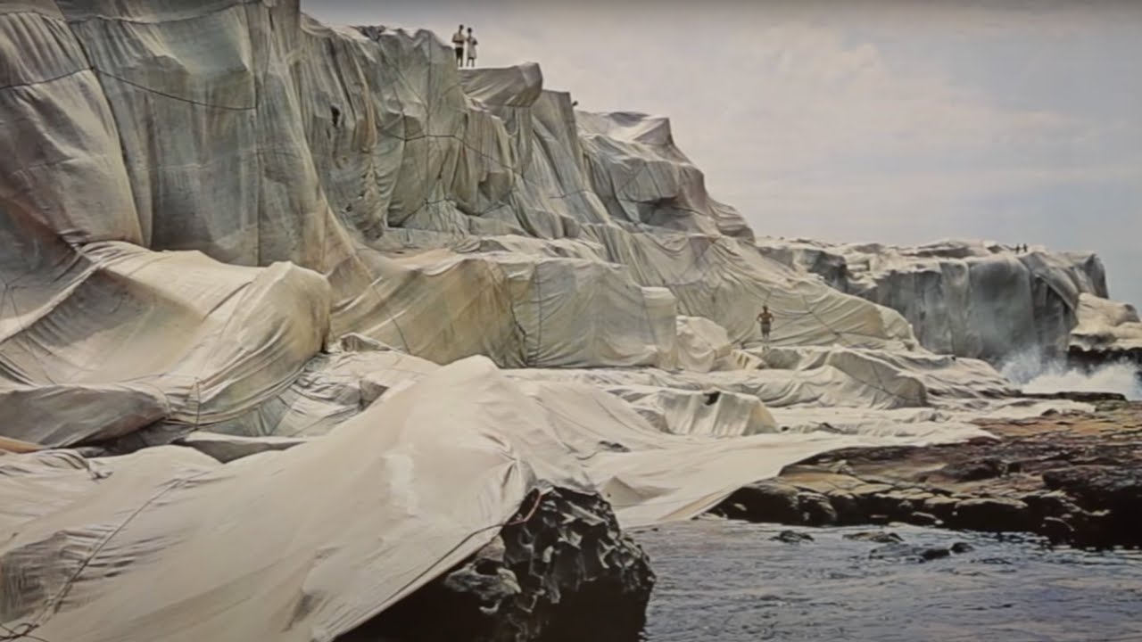 Christo on 'Wrapped Coast', 1969