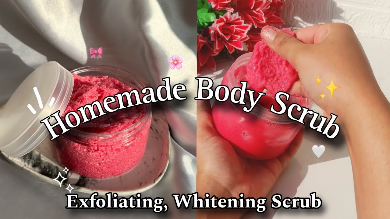 DIY Body Scrub At Home/Homemade Body Scrub For Soft & Glowy Skin/Whitening Body Scrub