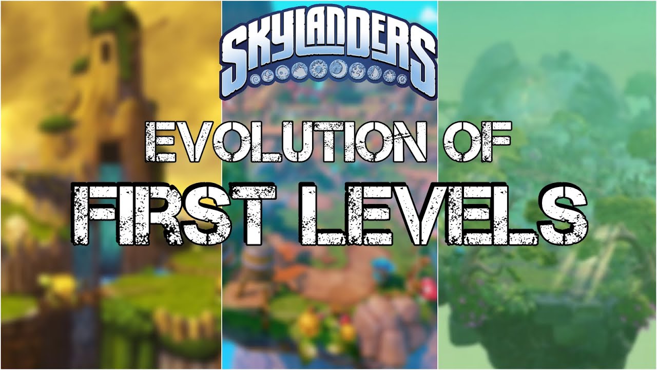 Evolution of First Levels in Skylanders Games (2011-2017)