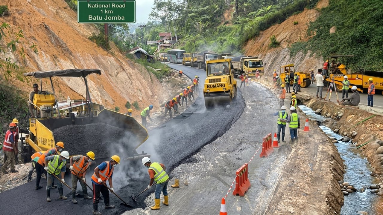 SETIAP JELANG MUDIK LOKASI INI KEBAGIAN PENGASPALAN‼️JALAN NASIONAL SATU INI MASIH MINIM PERHATIAN !