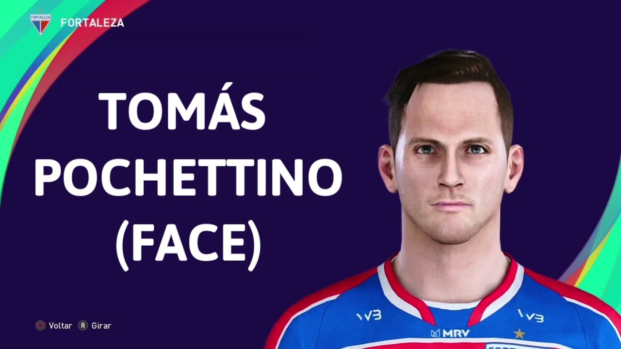 FACE DE TOMÁS POCHETTINO (Fortaleza Esporte Clube) PES 2021