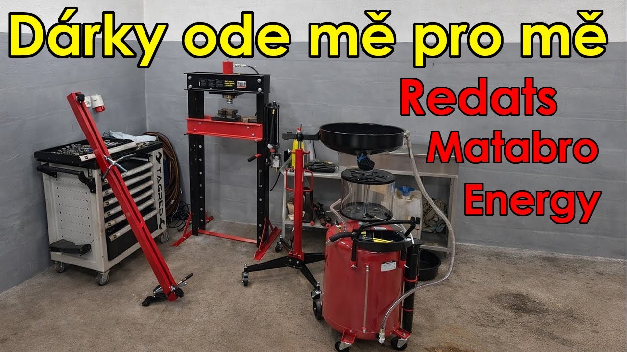 Další vybavení do dílny 🎄🎁 🔧🚗| Redats H-380P | Odsávačka oleje | Zvedák převodovek | Hrazda na motor