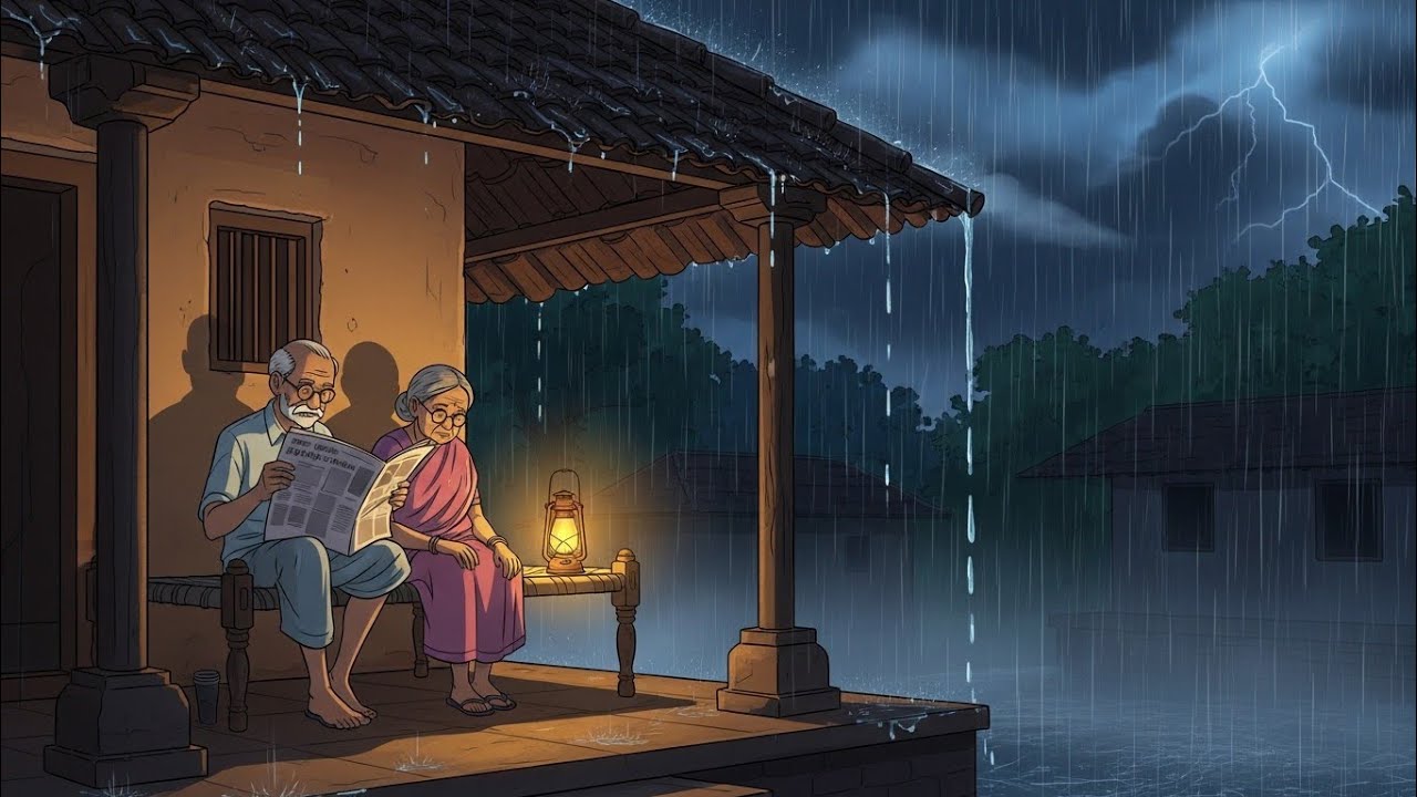 Barish ke samay Sham ka najara 🥰ghiblistyle