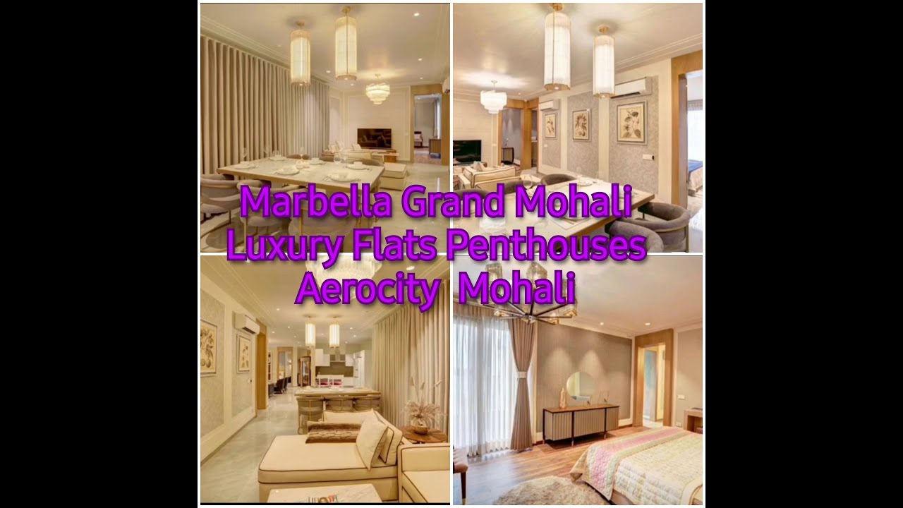 Aerocity Mohali Luxury Flats Marbella Grand Near International Airport Mohali Live Location Video