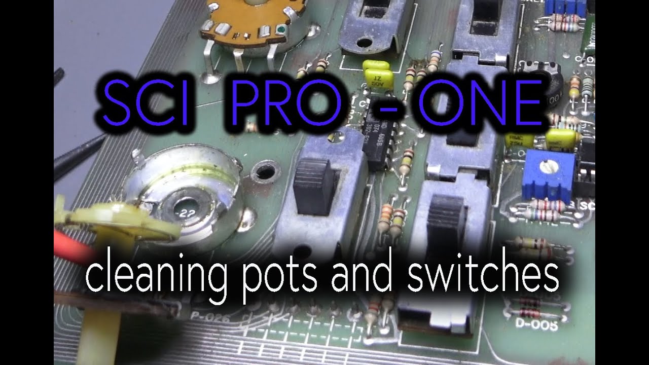 SEQUENTIAL CIRCUITS PRO ONE - CLEANING POTS AND SWITCHES