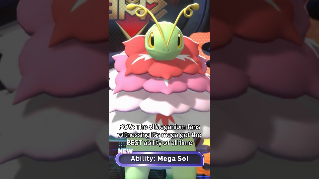 Mega Meganium Got A NEW BROKEN Ability In Pokemon Champions #pokemon #pokemoncommunity #fyp