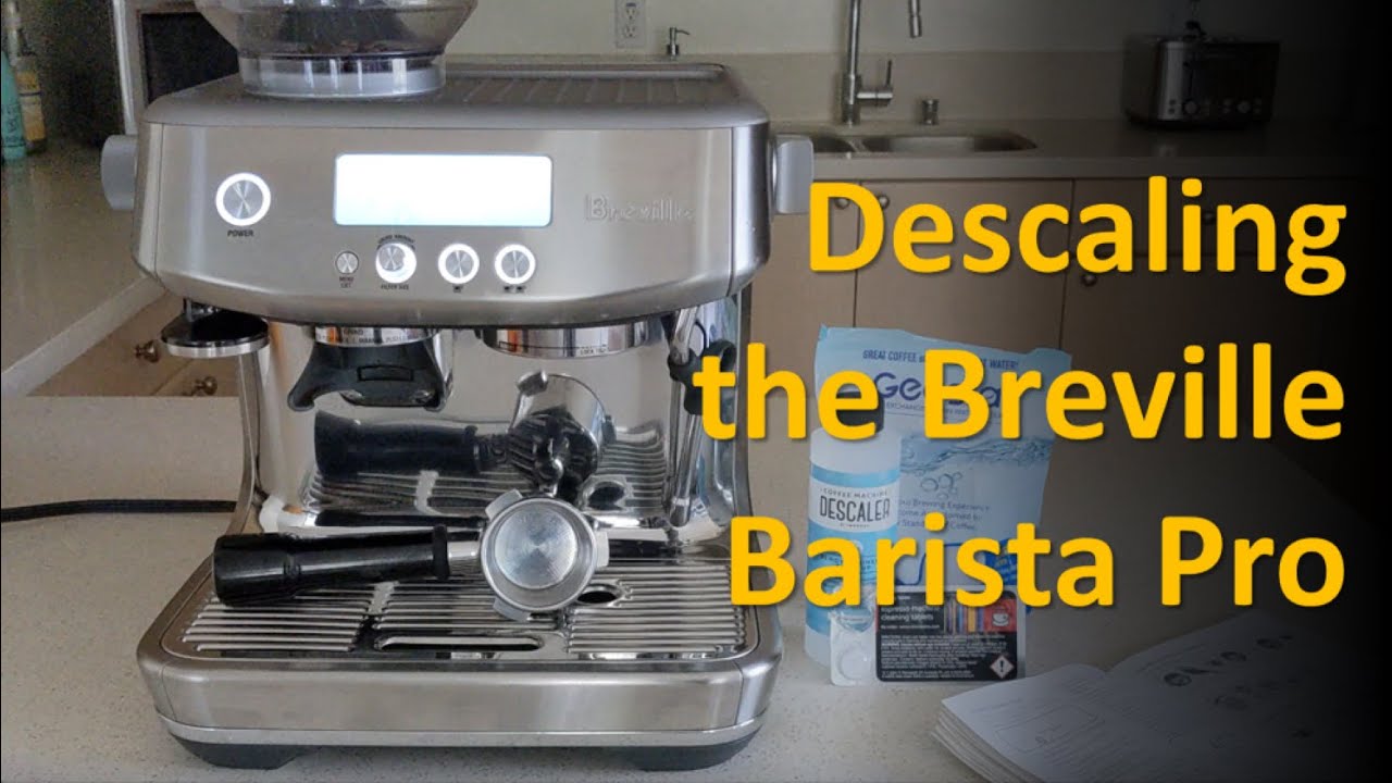 Как очистить и удалить накипь с кофемашины Breville Barista Pro