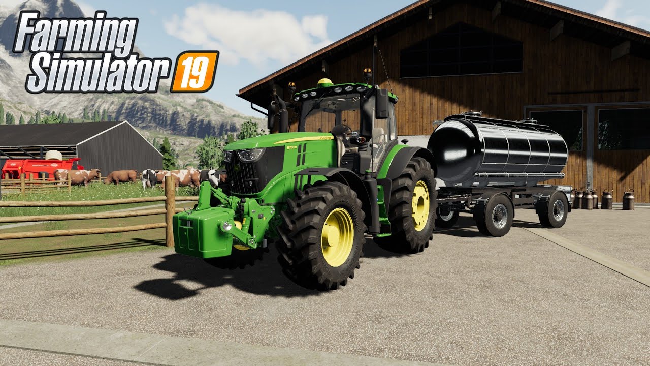 Sprzedaż mleka - Farming Simulator 19
