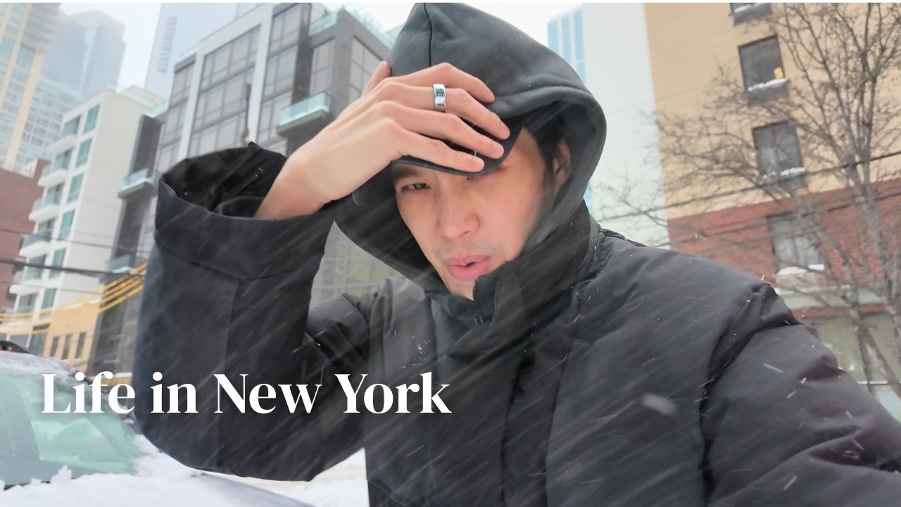 紐約十年最大暴雪❄️⛄｜小哈森一歲了，差點被健康數據綁架｜Life in NYC