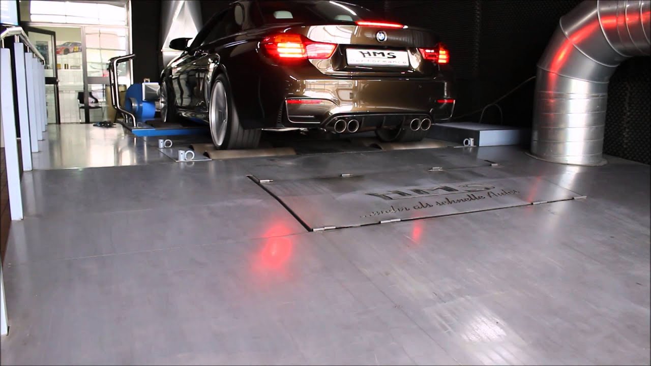 BMW M4 3 0 Bi Turbo mit HMS Performance Klappenabgasanlage