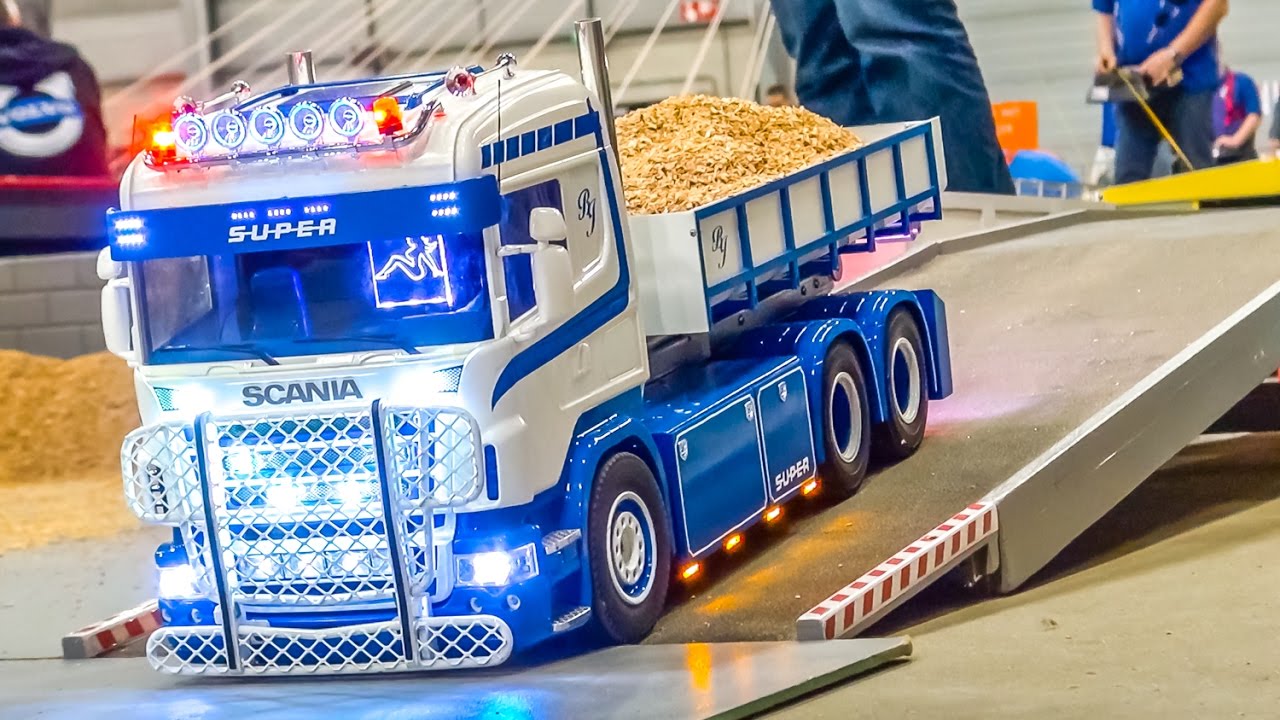 Fantastic RC truck and excavator Action! Volvo, Scania & more!