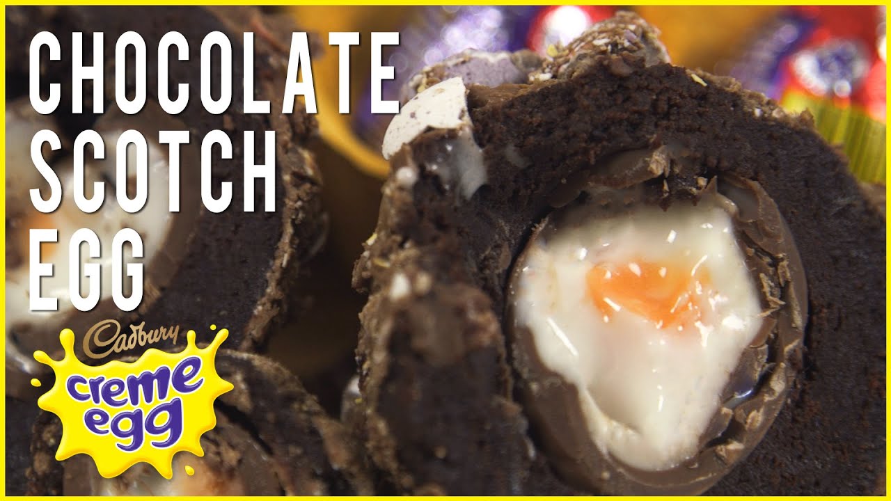 How To Make A Chocolate Scotch Egg | Cake, Chocolate, Creme Eggs AND Mini Eggs!