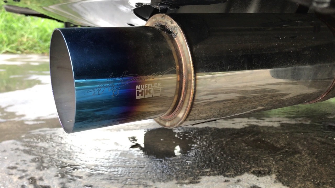 toyota vios hks muffler sound