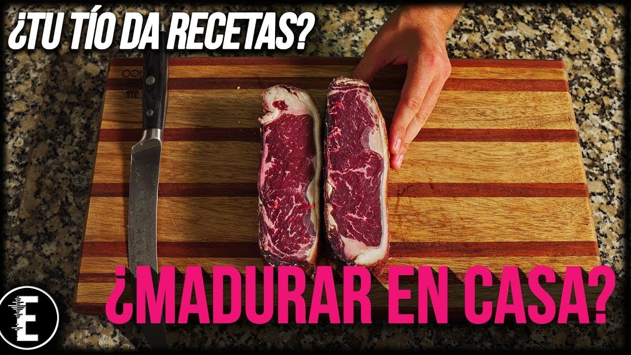 ¿Madurar carne en la refrigeradora?
