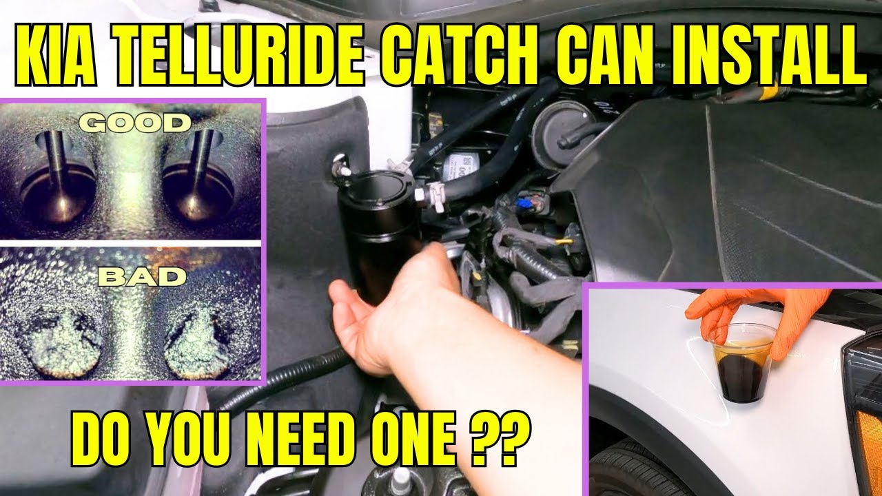 Kia Telluride Hyundai Palisade oil catch can install (full details and results after 5k miles!)