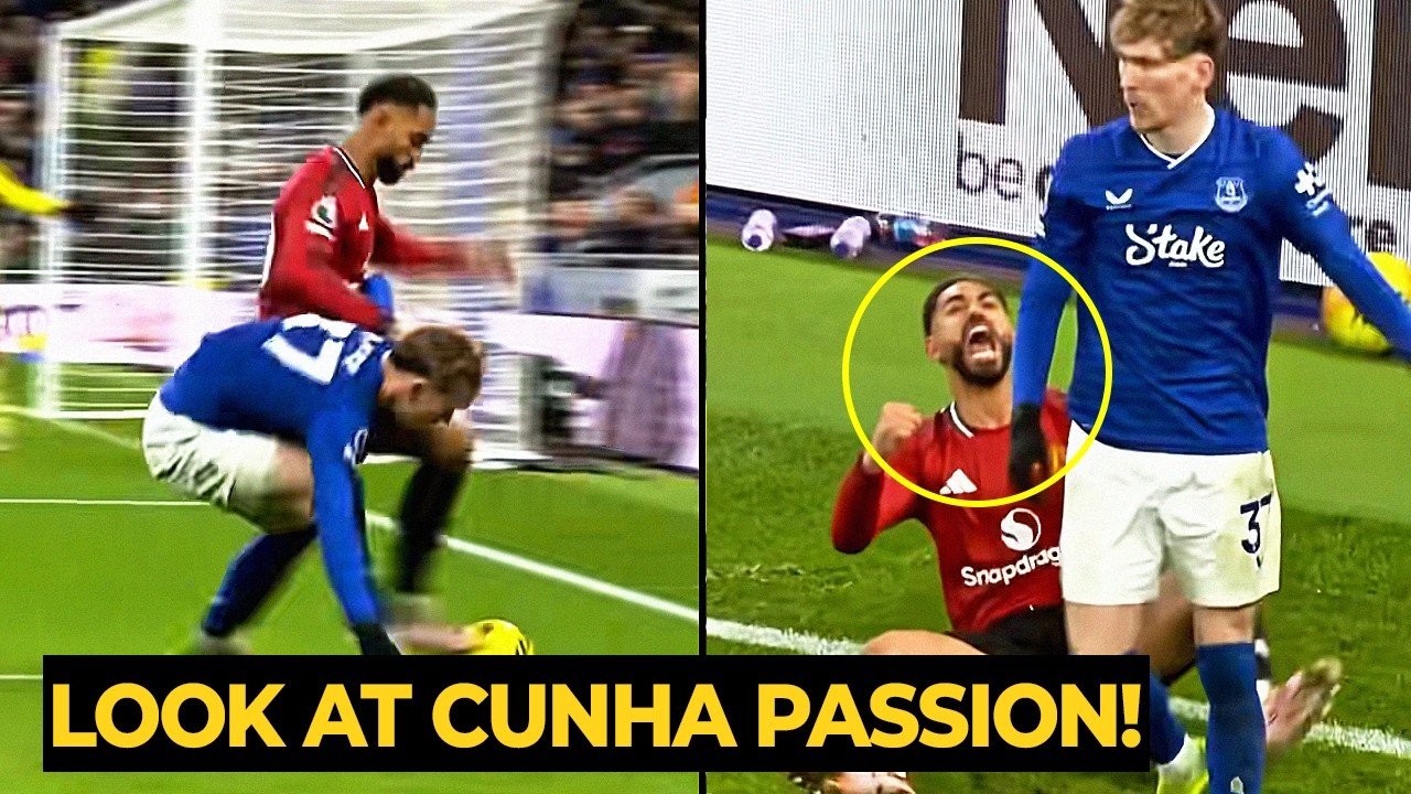 Chwila, w kt&oacute;rej Cunha w ostatnich minutach gryzie Jamesa Garnera 🤣