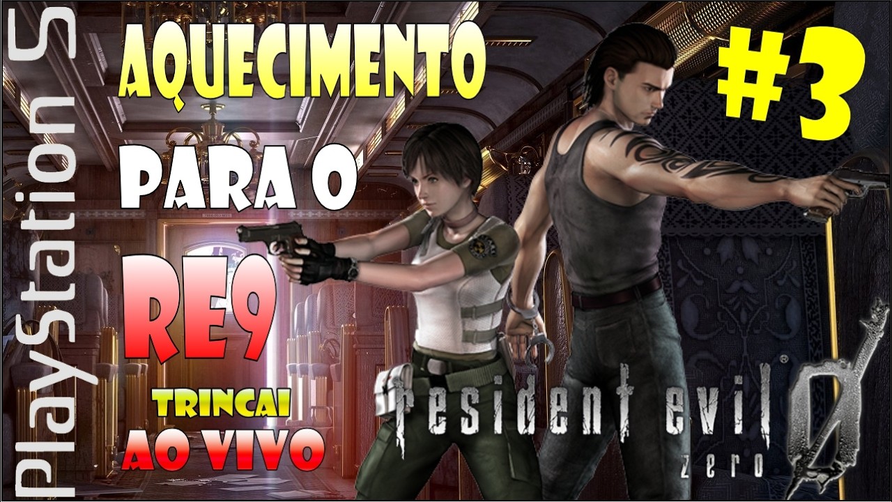 Resident Evil Zero 🔥 Aquecimento para Resident Evil 9 | LIVE #03