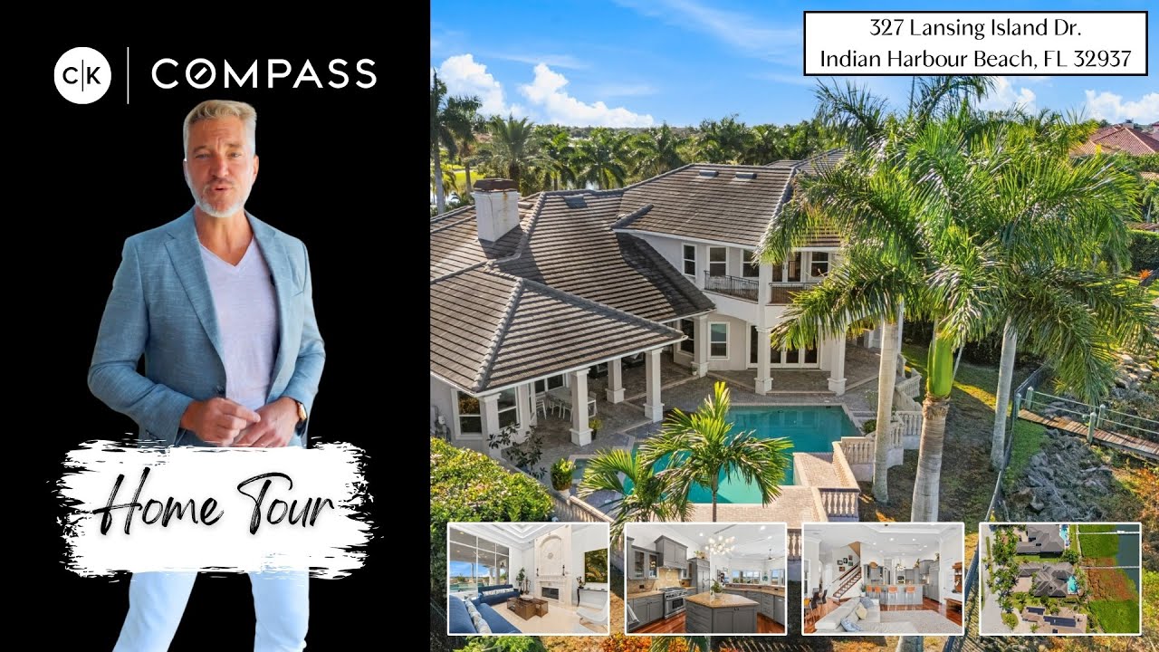 327 Lansing Island Dr. Indian Harbour Beach, FL 32937 | $2.7M Luxury #waterfronthome