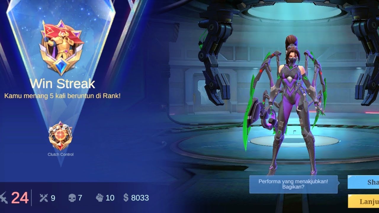 HANABI MENJADI BURONAN LAWAN DAN AKU TIDAK AKAN  MENYERAH || Mobile Legends Bang Bang