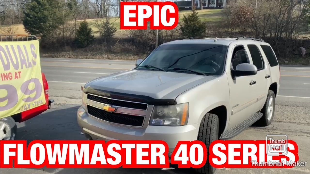 2007 Chevy Tahoe 5.3L EXHAUST w/ Flowmaster 40 Series!!