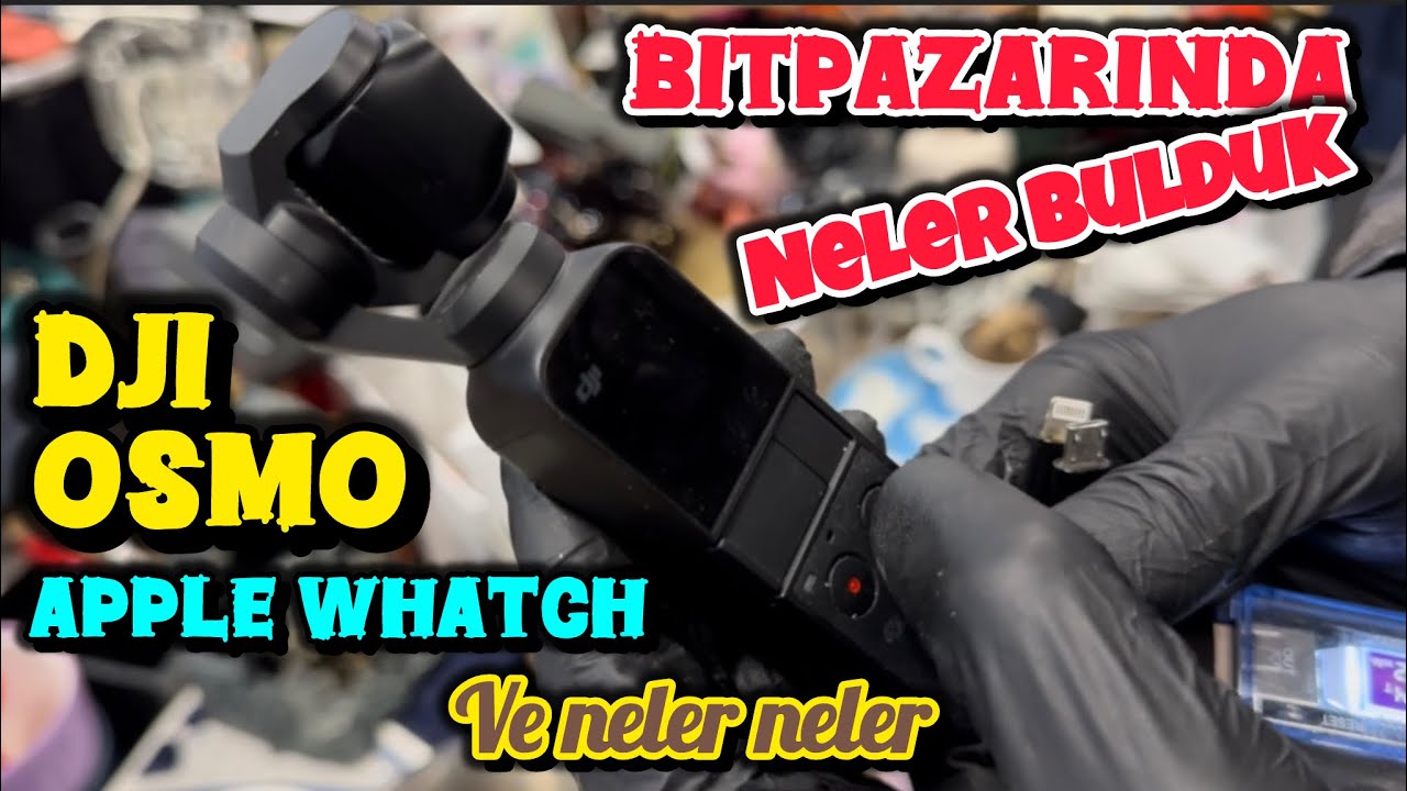Kadıköy Bitpazarı #DJI OSMO POCKET bu hafta bombayı yakaladık