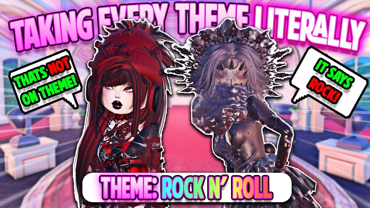 Taking EVERY Theme *LITERALLY* in DRESS TO IMPRESS! (They HATED my outfits..)