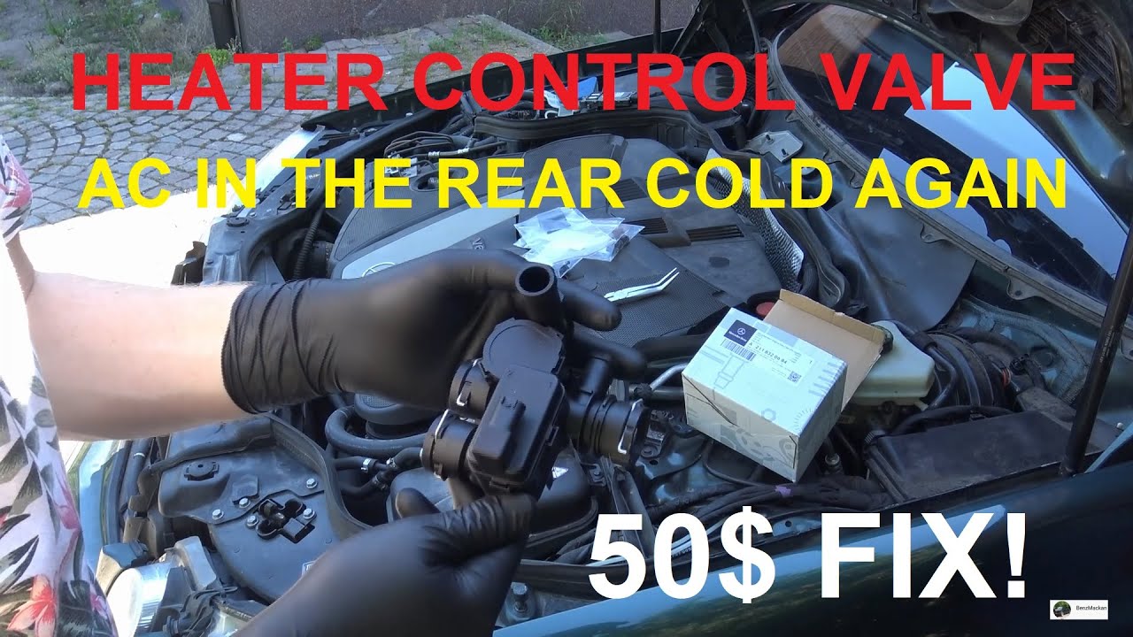 Mercedes W211/S211 320CDI Heater Control Valve Replacement (WARNING LONG VIDEO)