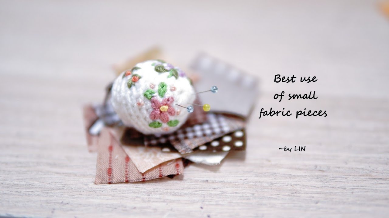 Best use of small fabric pieces / 小銭入れの作り方  / 碎布零钱包全手缝教学【CUTE COIN PURSE TUTORIAL】