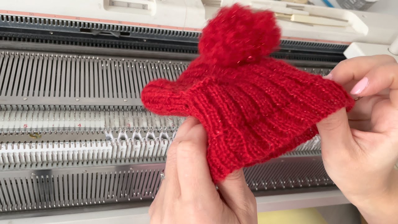 Нow to knit a hat for a dog || Machine knitting