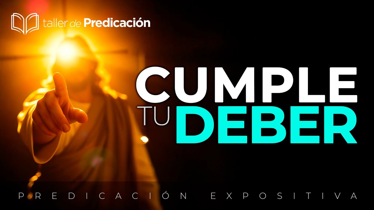 Exposición Bíblica - Cumple tu deber  2 Timoteo 4:1-5 por Fernando P.