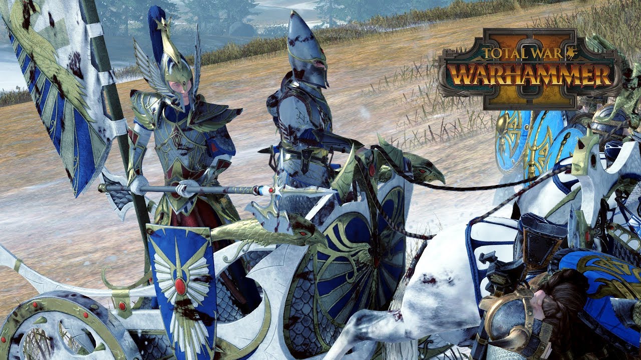CHARIOT BLUES - High Elves, Norsca vs Dwarfs // Total War: Warhammer II Online Battle