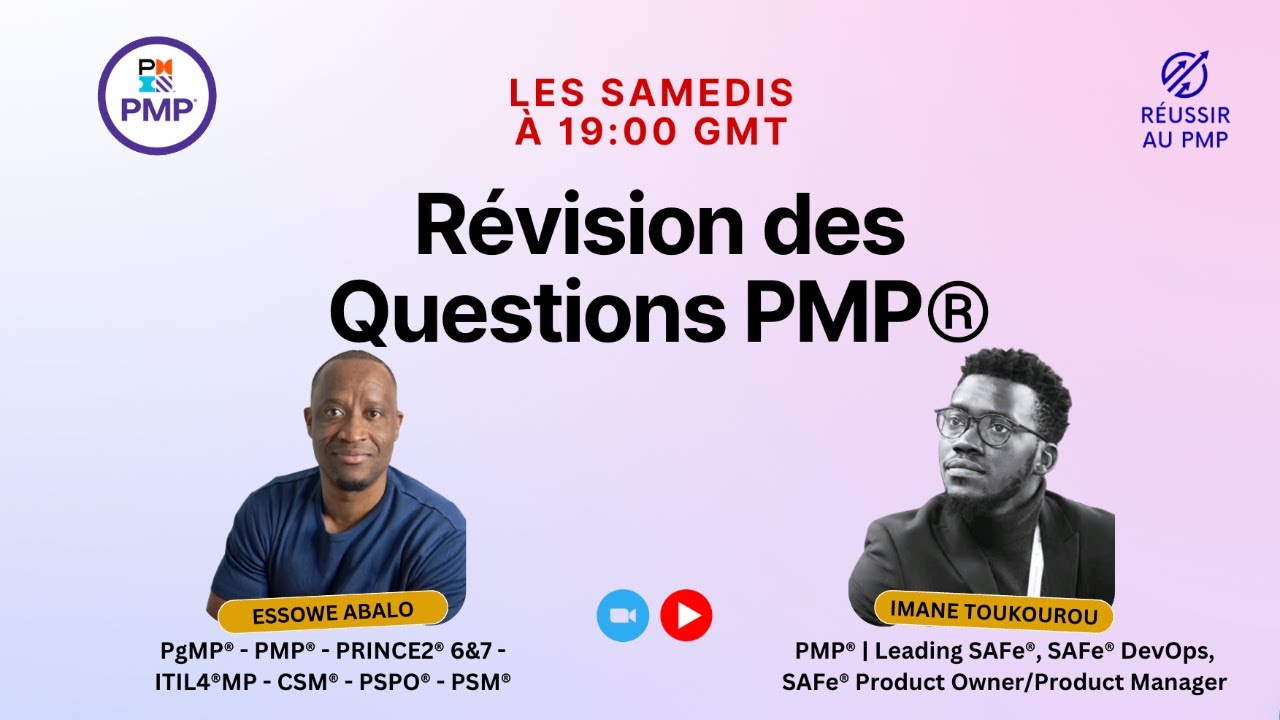 PMP®️ – Séance 21 : Questions Clés pour Mieux Réviser