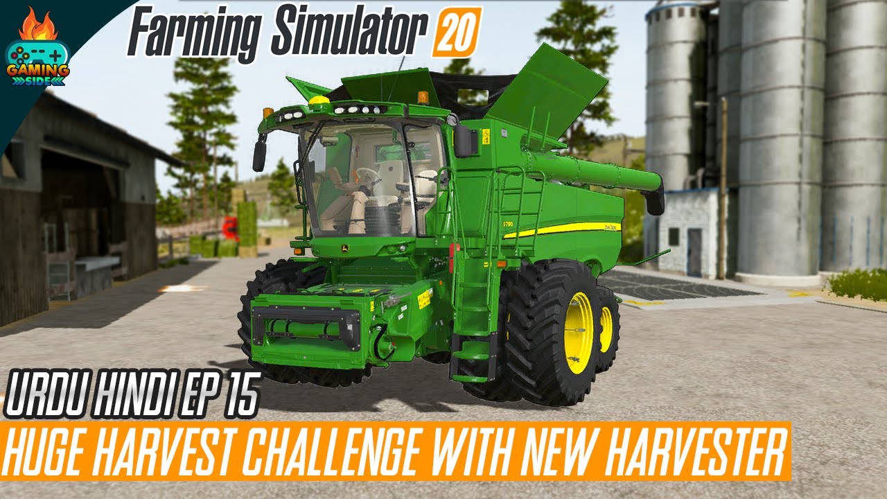 Farming Simulator 20 Gameplay# 15 Huge Harvest Challenge | Urdu Hindi fs 20