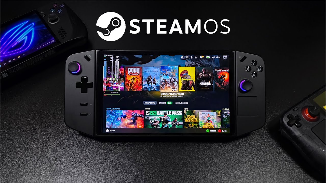 Official SteamOS 3.8 On Legion GO! Awesome Performance!