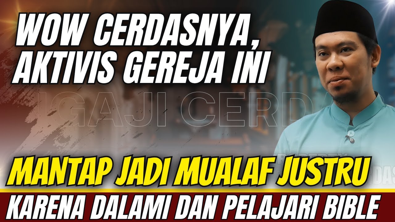 TAAT JADI KRISTIANI, AKTIVIS GEREJA INI JUSTRU TEMUKAN KEBENARAN LEWAT BIBLE | KISAH MUALAF