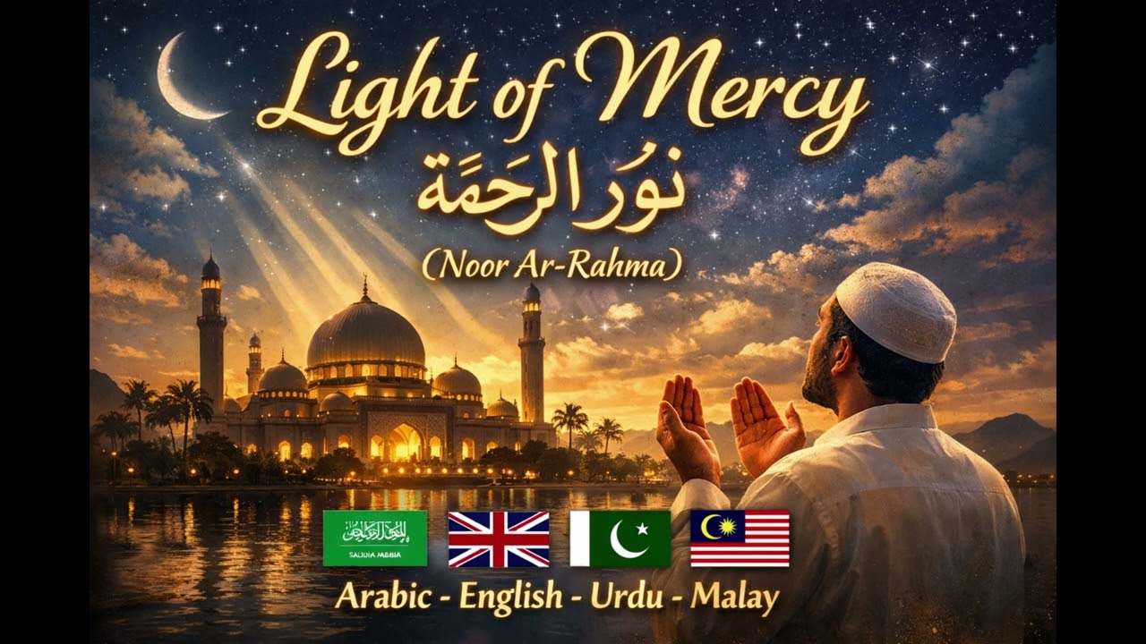 Light of Mercy 🌙 Beautiful Islamic Nasheed About Prophet Muhammad ﷺ | Emotional Vocals