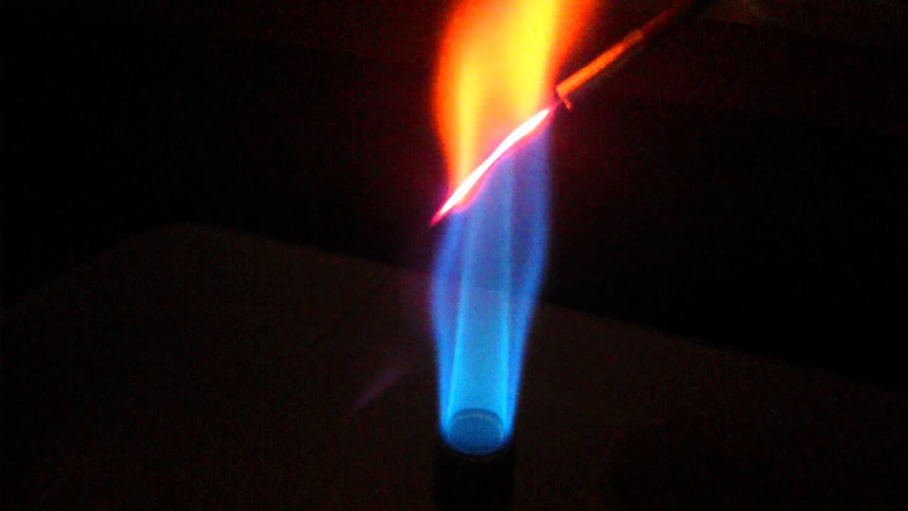 Best flame to sterilize.