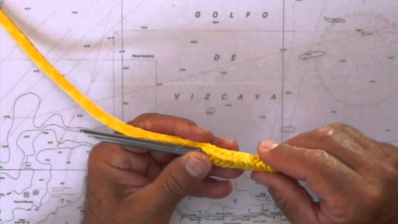Nudos marineros para el PER 4; Dyneema, grillete textil | Escuela Náutica de Navarra