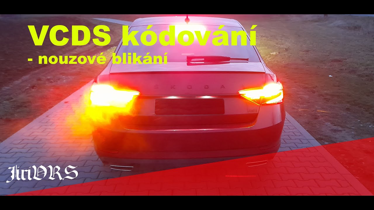 VCDS kódování - nouzové blikání