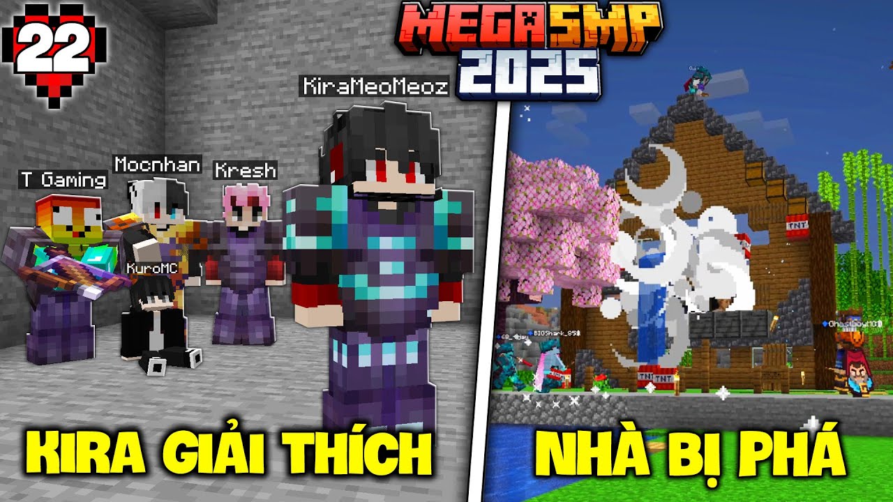 Lời GIẢI THÍCH Của Kira !? Nhà Kiểu Pháp Bị Phá | MINECRAFT MEGA SMP 2025 #22