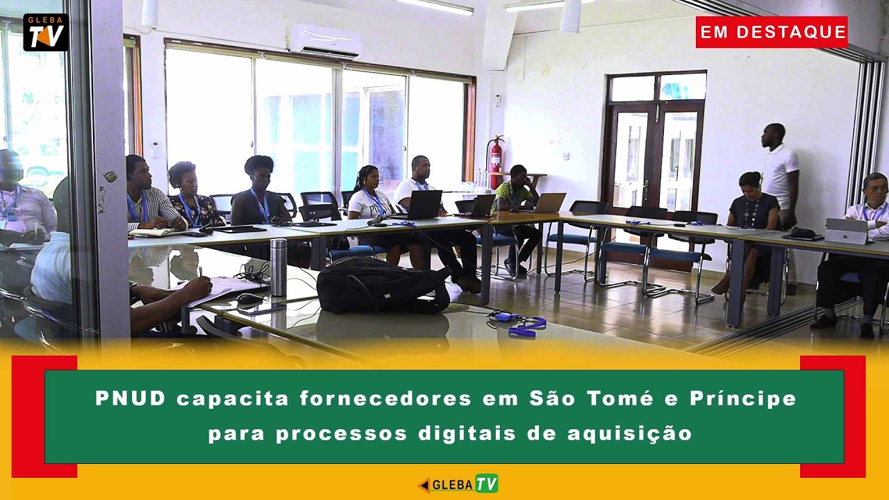 PNUD capacita fornecedores em São Tomé e Príncipe para processos digitais de aquisição