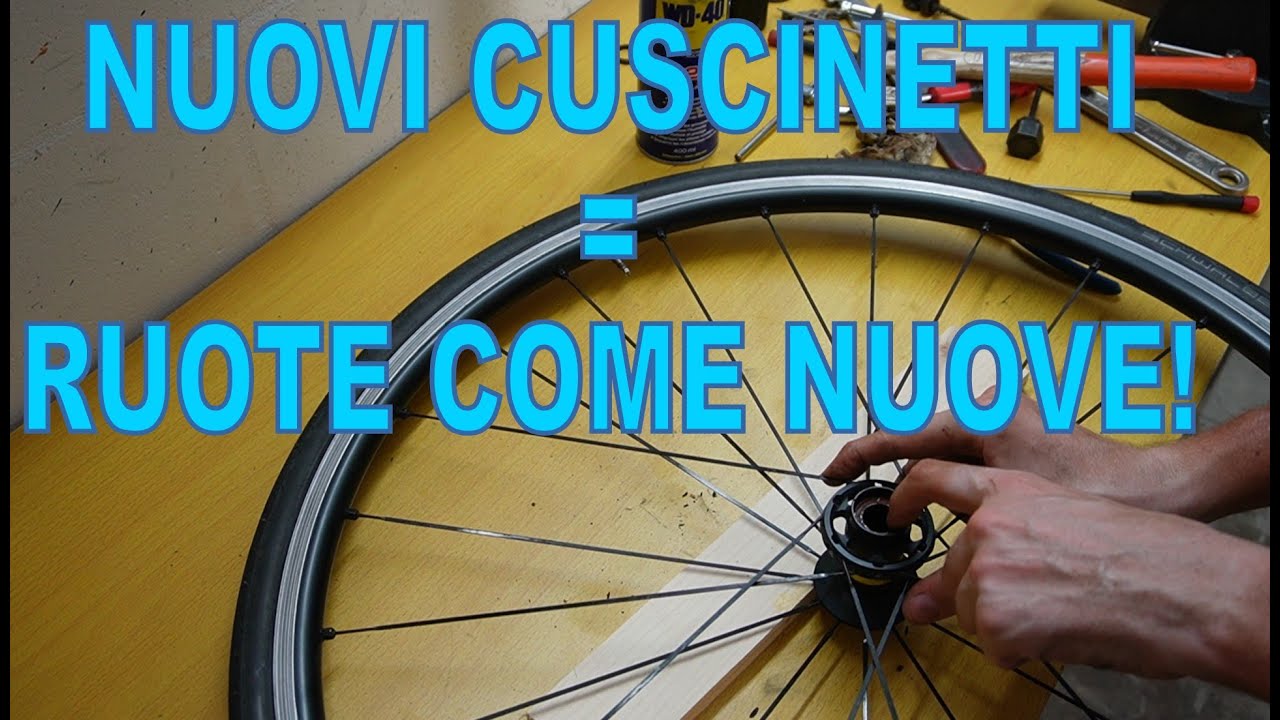 Sostituzione cuscinetti ruote: Mavic Ksyrium