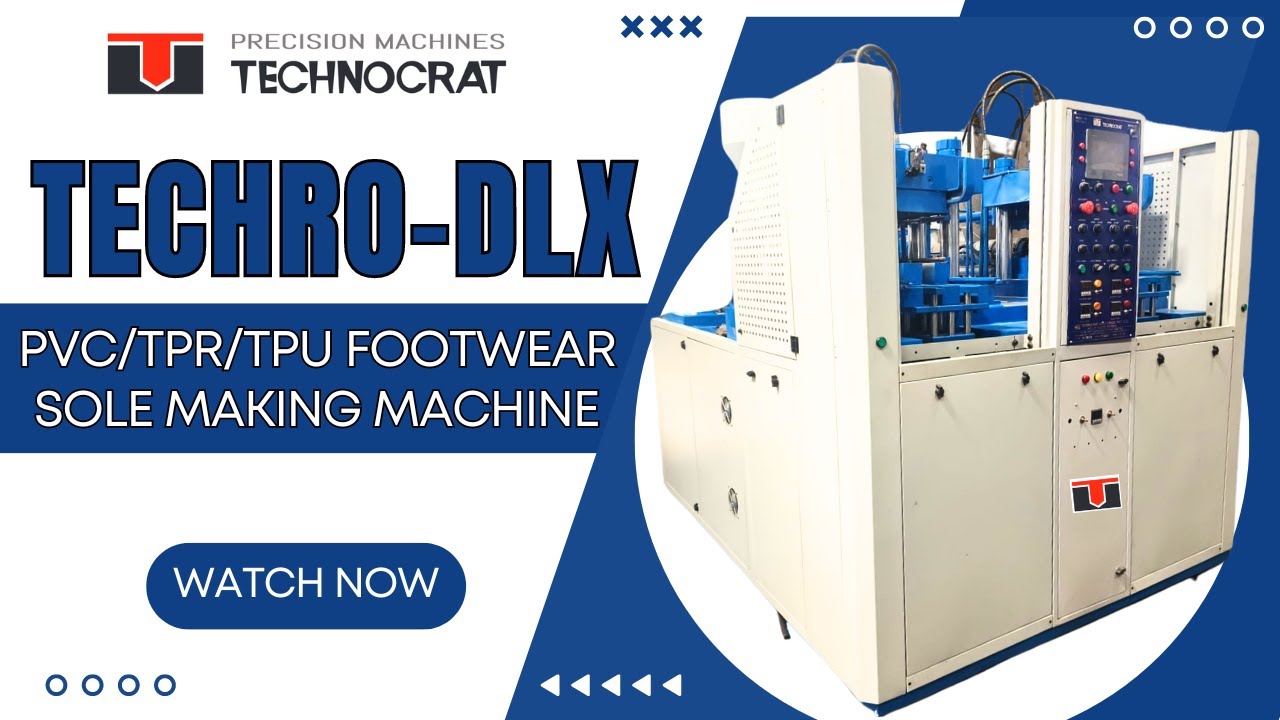 Techro DLX: Revolutionizing Shoe Manufacturing with PVC/TPR/TPU Footwear Sole Making Machine