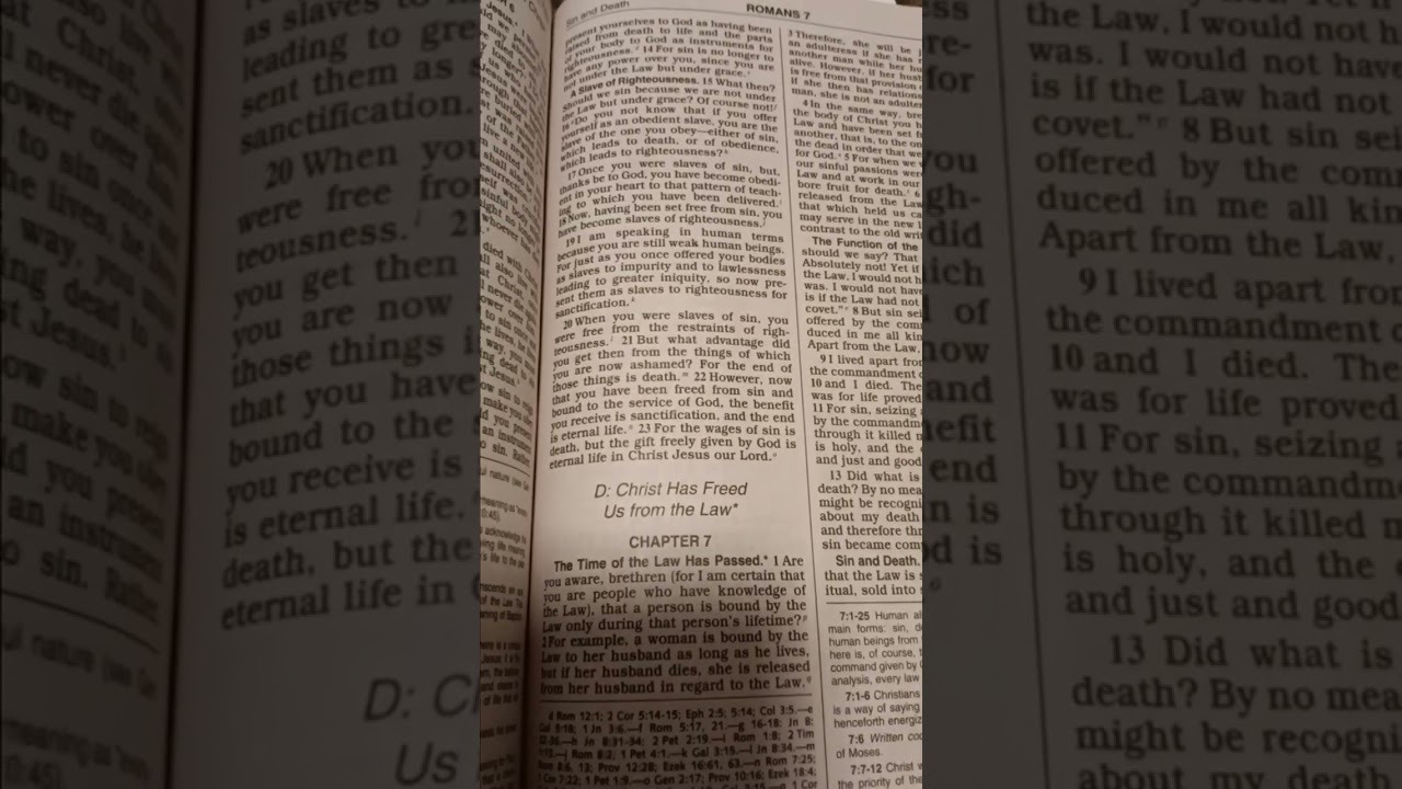 Genesis chapter 3 (the video cut out due to little space on my phone may Jesus be with everyone)