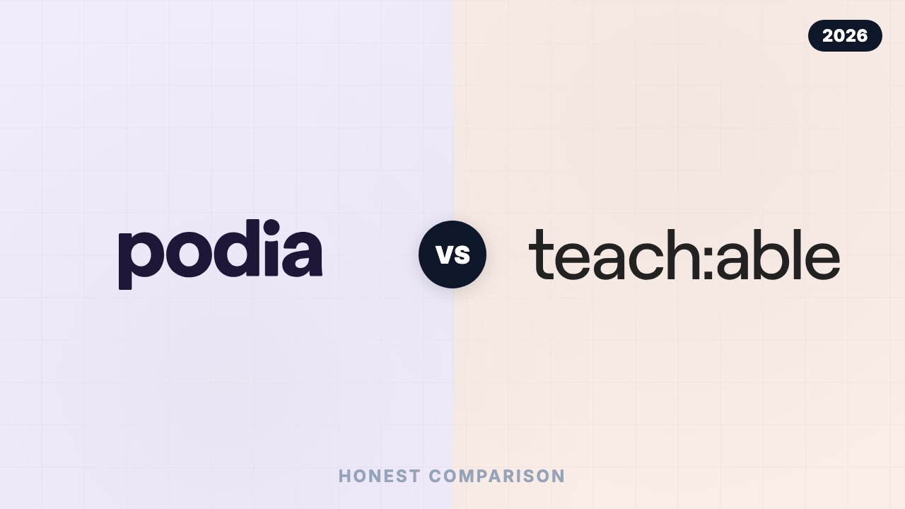 Podia vs Teachable: Which Platform Is Right for You? (Real Data from 32,000+ Courses)