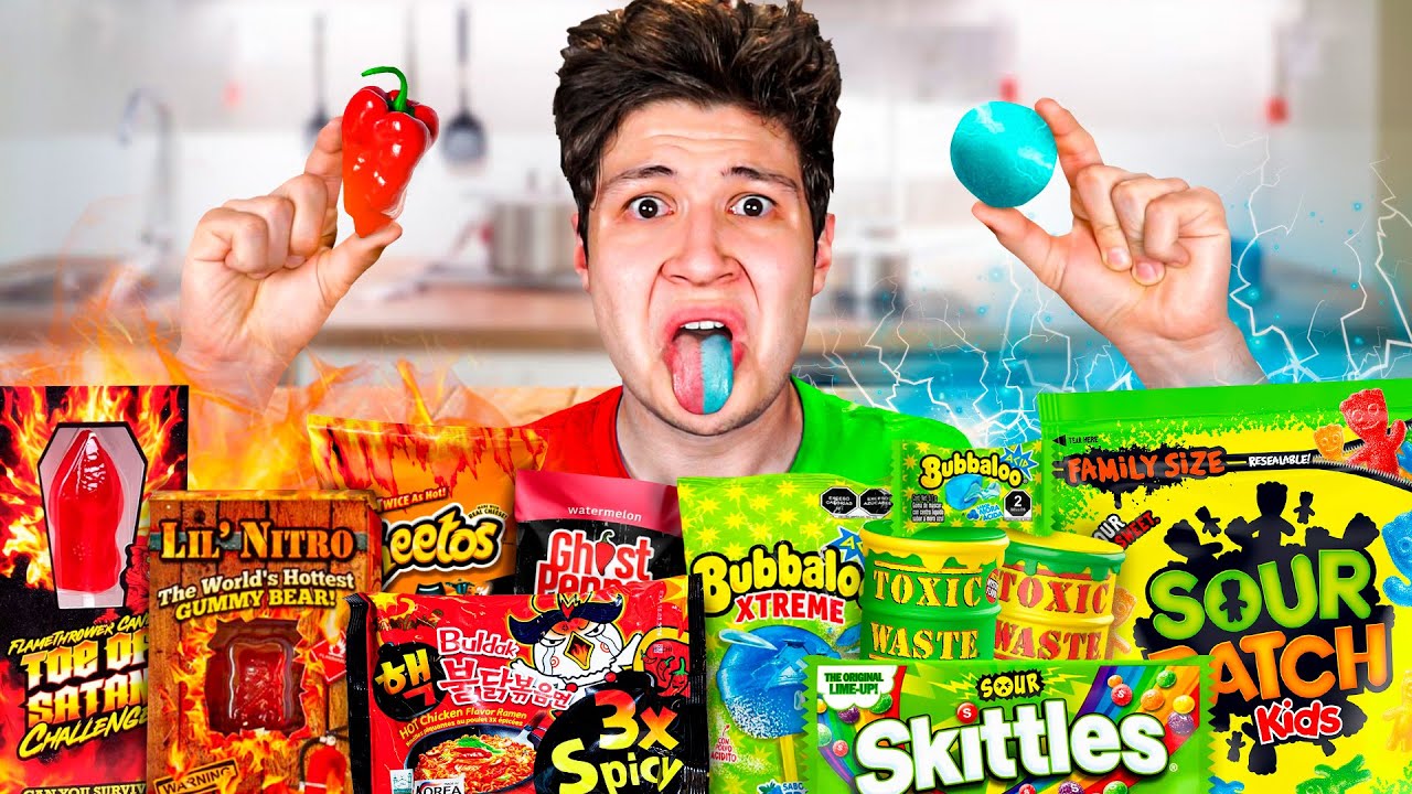 Probé Los Dulces Más Ácidos Y Picantes Del Mundo