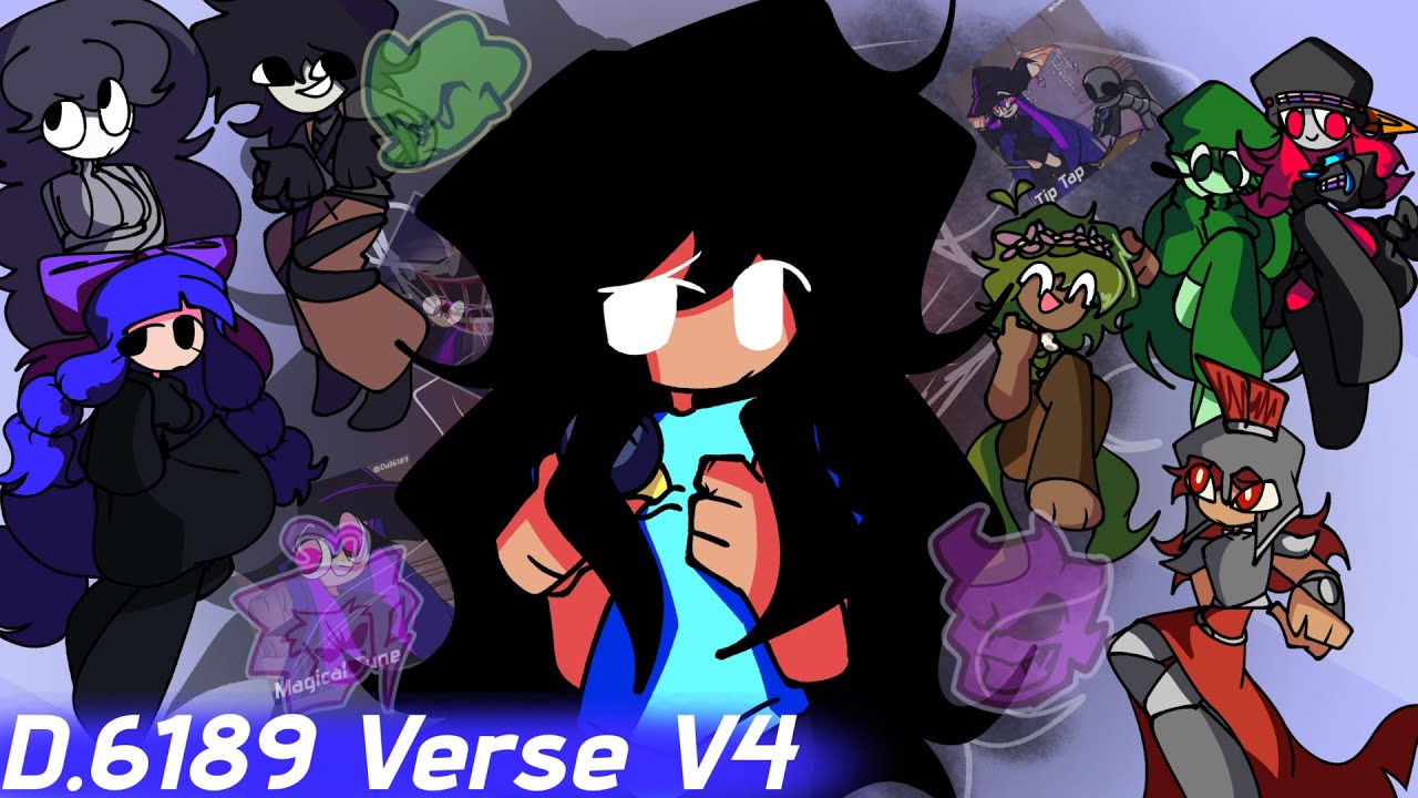 D.6189 Verse V4 FULL OFFICIAL GAMEPLAY | FNF Mod