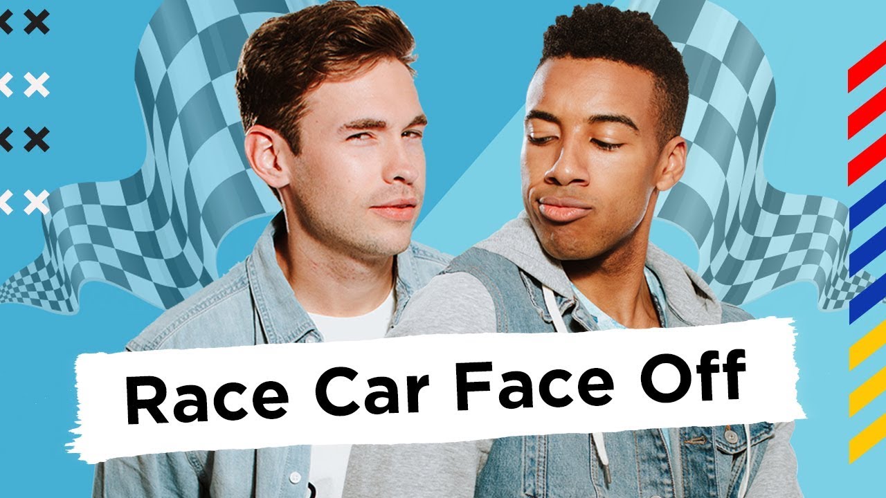LEGO Race Car Face Off - REBRICKULOUS