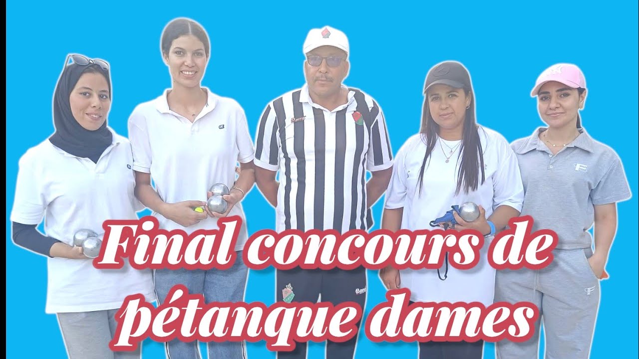 Final concours de pétanque dames 